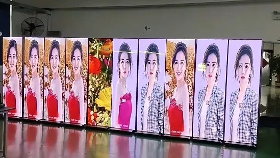Indoor Advertising LED Display Mall Digital Poster Video Panel