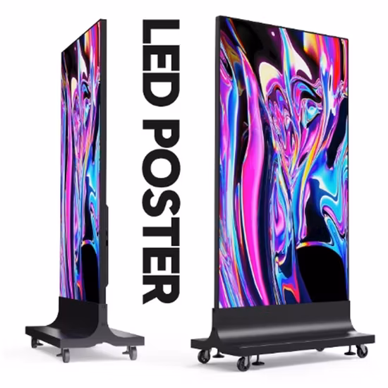 Indoor Advertising LED Display Mall Digital Poster Video Panel